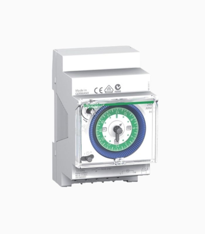Acti9 IH Interruptor Horario Mecánico 24 H IH Interruptor Horario Acti9 Mecánico 24 H 200 H Memory CCT15365 - Imagen 1