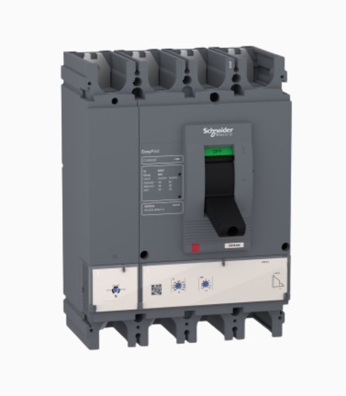 Interruptor Easypact CVS630F regulable 630A 4P Interruptor Easypact CVS630F regulable 630A 4P 36kA@380V AC unidad ETS 2.3A - LV563506 - Imagen 1