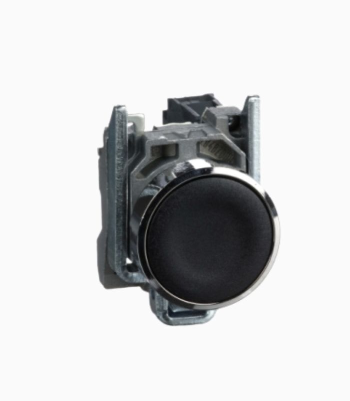 PULSADOR 220V negro Pulsador rasante negro 1NA XB4BA21 - Imagen 1