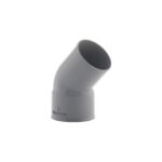Codo desague pvc 3" x 45° Inyectoplast