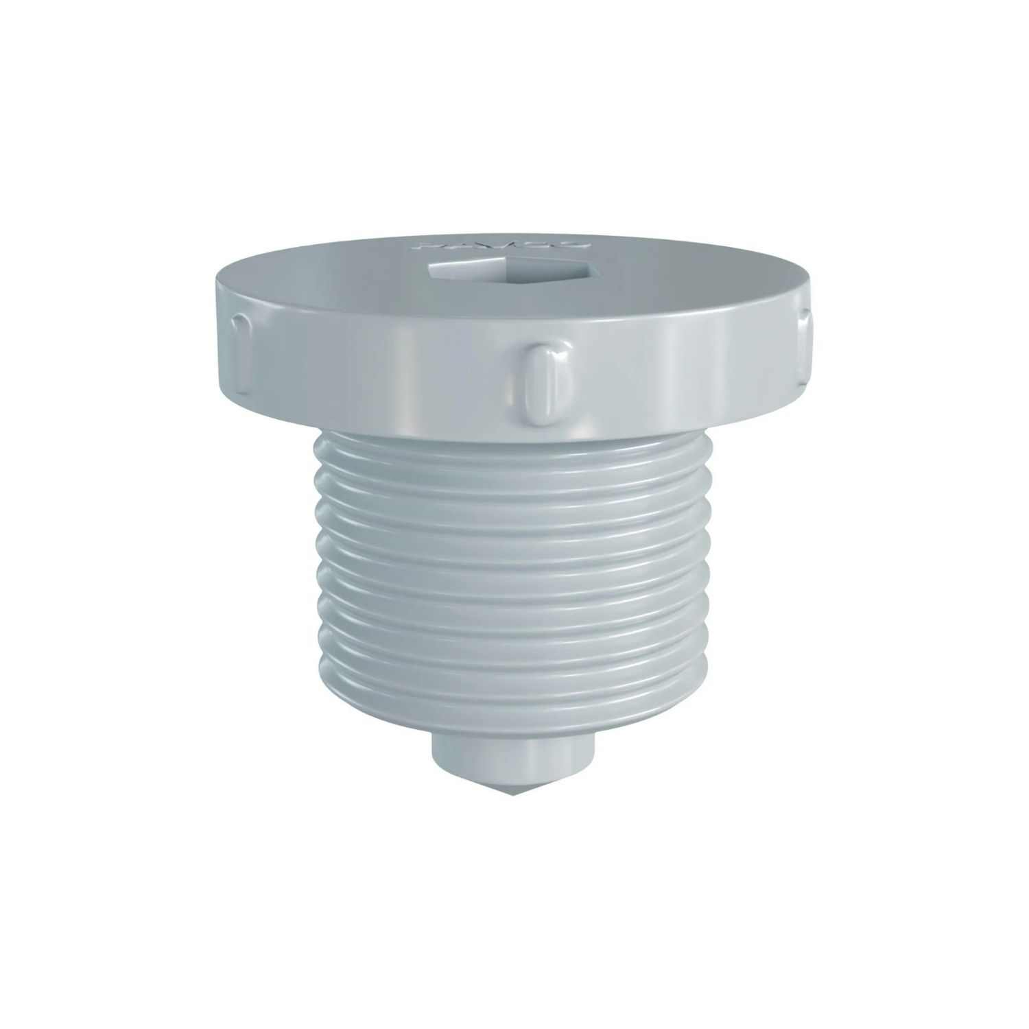 Tapon Macho pvc 1-2 3-4 CR pavco Tapón macho con rosca pvc 3/4" Pavco - Imagen 1