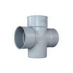 Tee doble pvc 3" Pavco