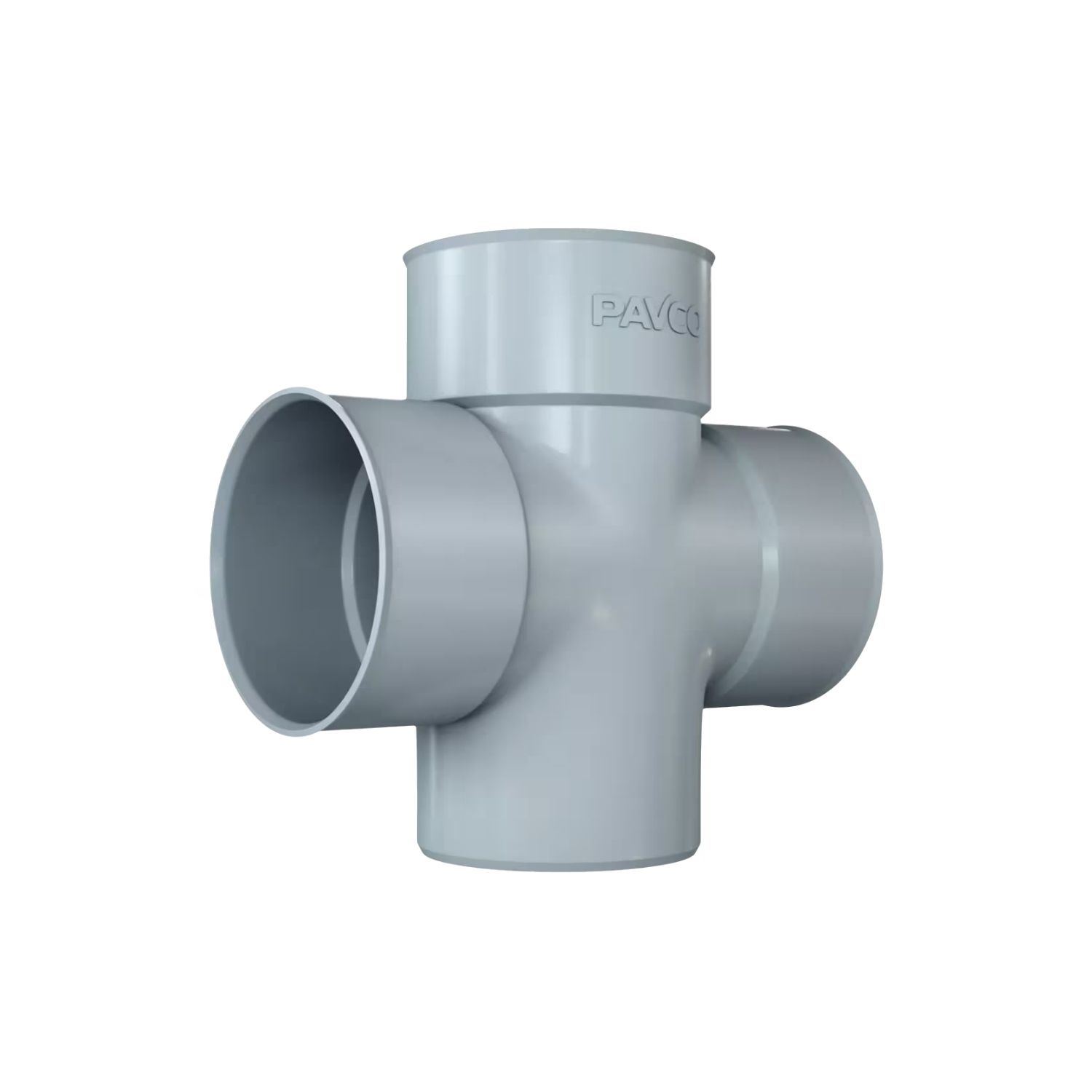 Tee doble 3 4 Pavco Tee doble pvc 4" Pavco - Imagen 1