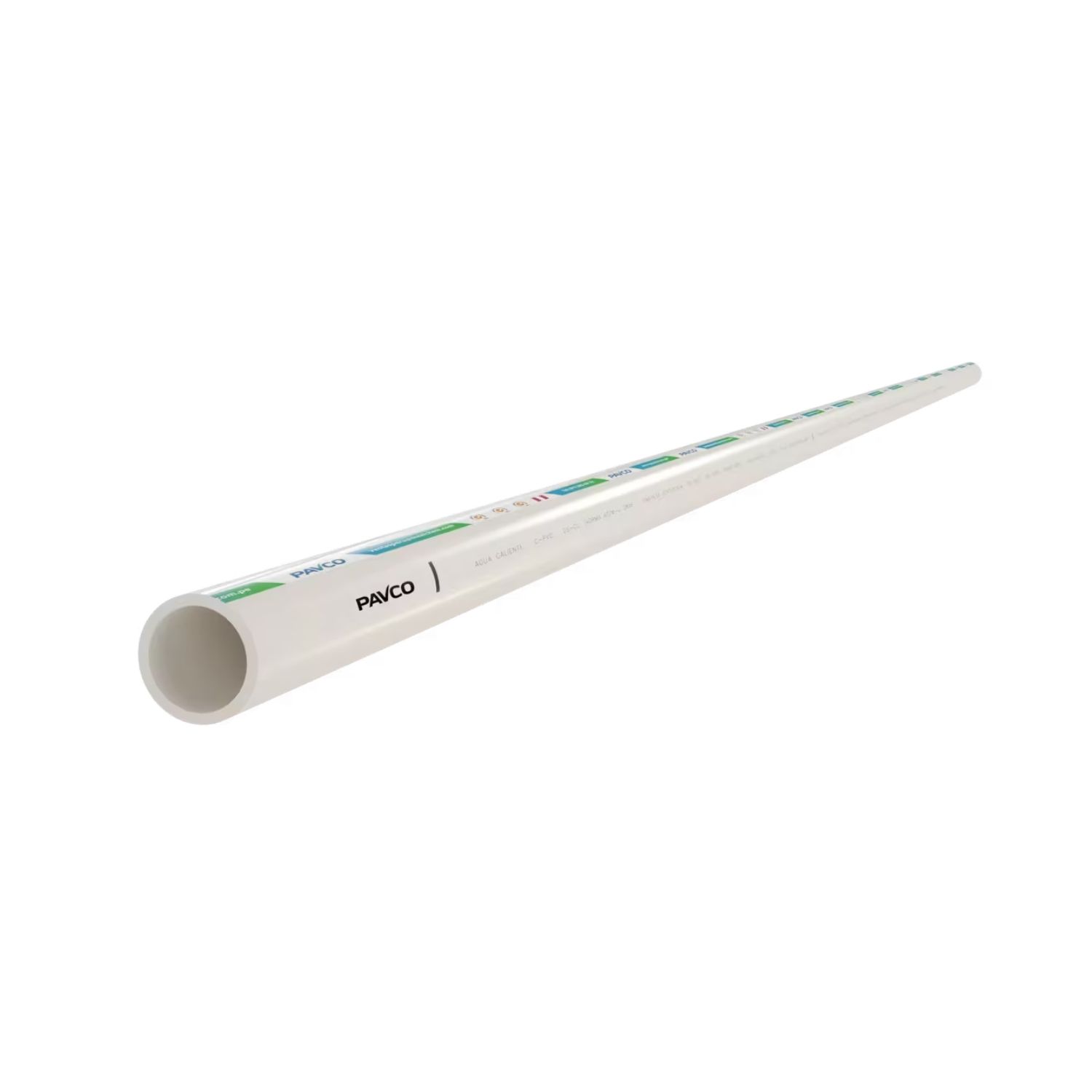 Tubo CPVC 1-2 3-4 1 x 5m Pavco Tubo cpvc 1/2″ x 5m Pavco - Imagen 1
